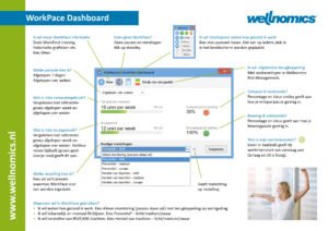 WorkPace terugkoppeling in een oogopslag zichtbaar