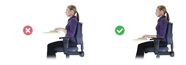 Toetsenbord staat te hoog